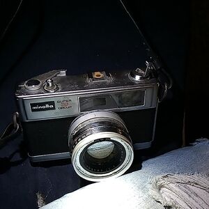 Seiko Black and Silver Film Rangefinder Camera